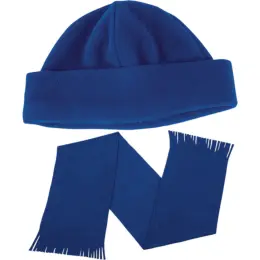 Glacier Scarf And Beanie Set Royal
